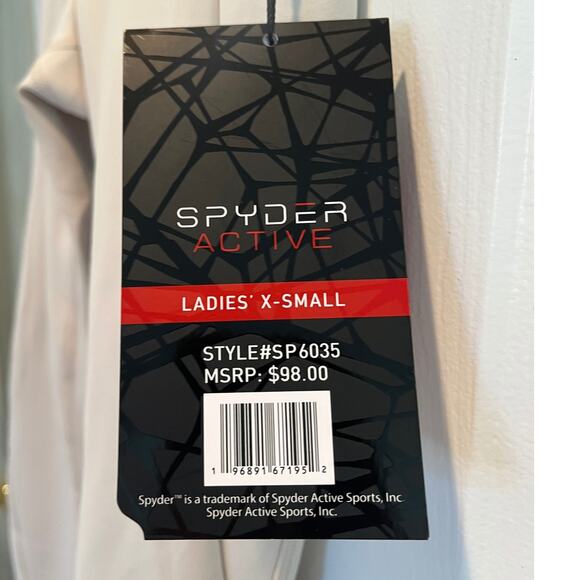 Spyder Leggings Womens Active Size XS Cream Side Pockets - Picture 8 of 8